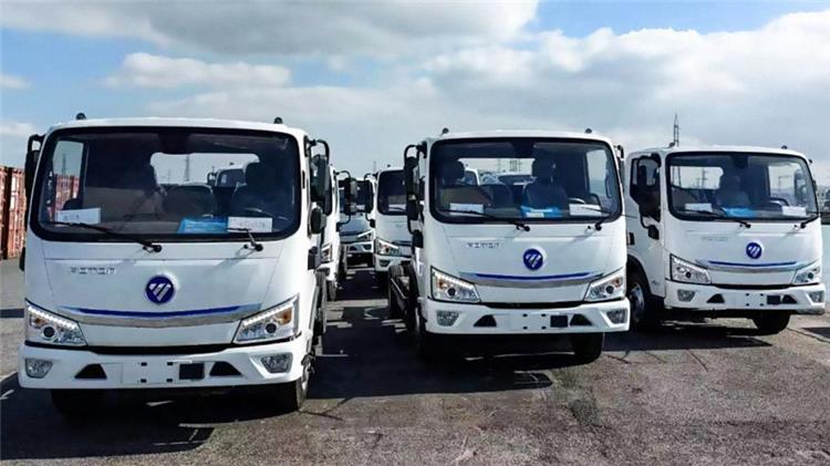 FOTON Southern Europe's first batch of Foton Light Truck with EV have landed