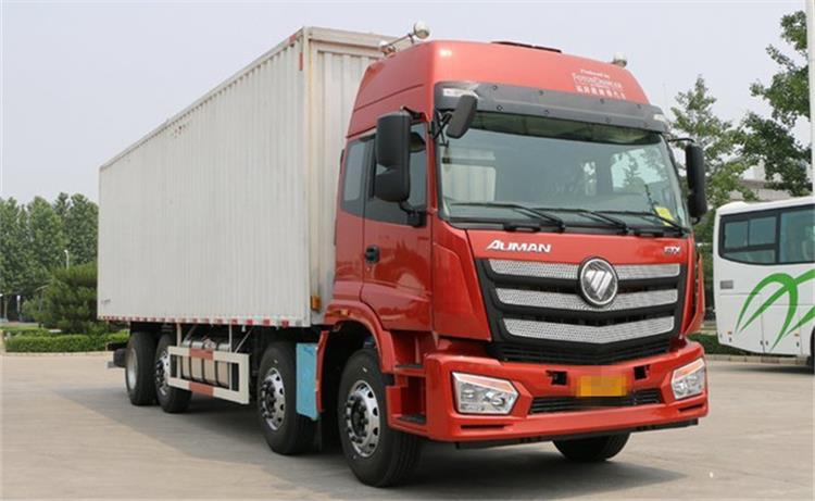 Foton Auman ETX 8x4 Van Box Cargo Truck for Sale