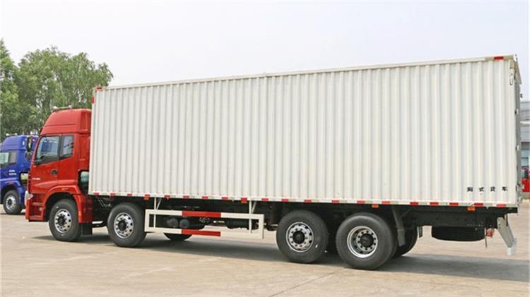 Foton Auman ETX 8x4 Van Box Cargo Truck for Sale