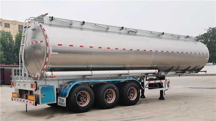 Tri Axle 40000 Liters Aluminum Tanker Semi Trailer Price for Sale