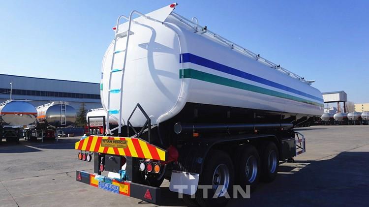 Tri Axle 45000 Liters Fuel Tanker Trailer for Sale