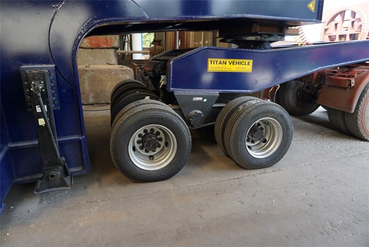 120 Ton 3 Line 6 Axle Low Loader Trailer with Dolly for Sale