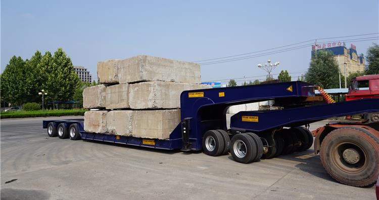 120 Ton 3 Line 6 Axle Low Loader Trailer with Dolly for Sale