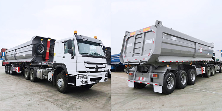 50 Ton U Shape Tipper Trailer Price for Sale in Nigeria