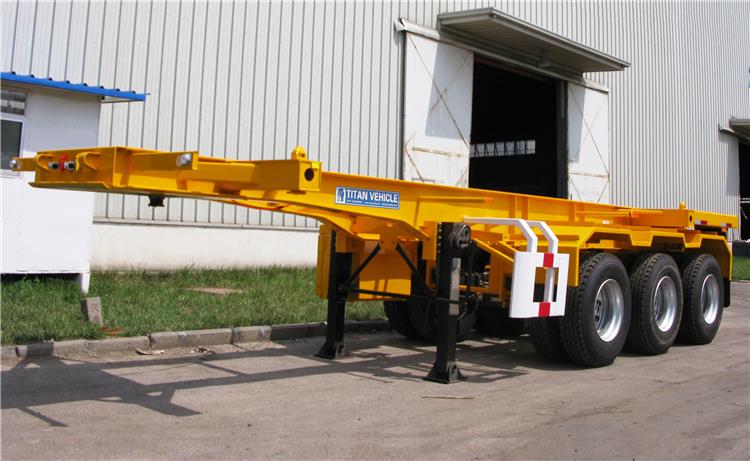 3 Axle 20 FT Container Chassis Trailer for Sale