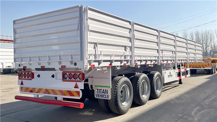 60 Ton Side Wall Trailer for Transport Cargo in Zimbabwe