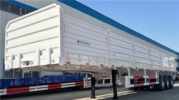 60 Ton Side Wall Trailer for Transport Cargo in Zimbabwe