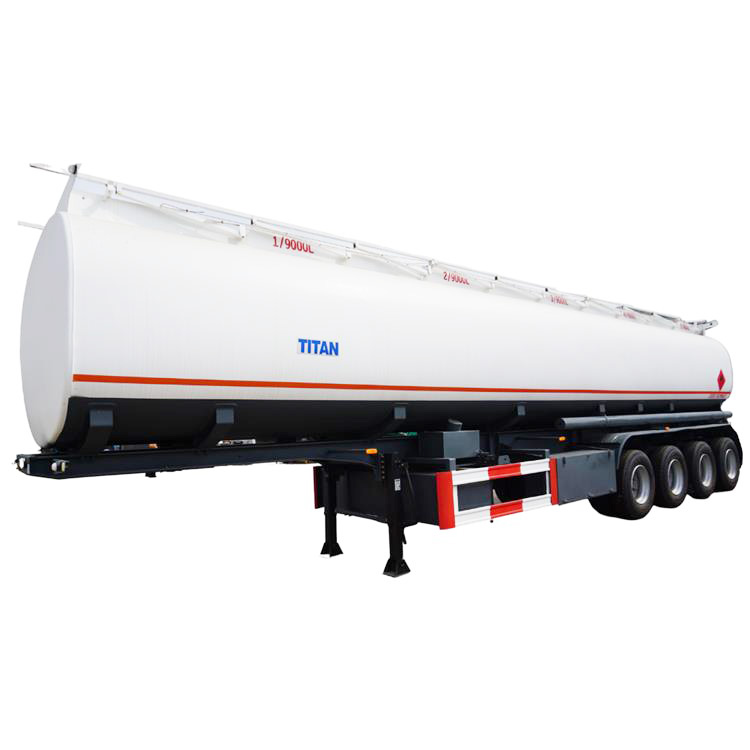 4 Axle Diesel Tanker Trailer with Air Suspension