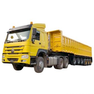 6 Axle Dump Truck Trailer for Ghana