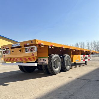 2 Axle 40 ft Flat Bed Trailer